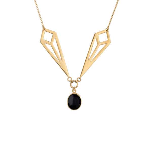 D necklace onyx 600x600 - Is a diamond worthy? Necklace